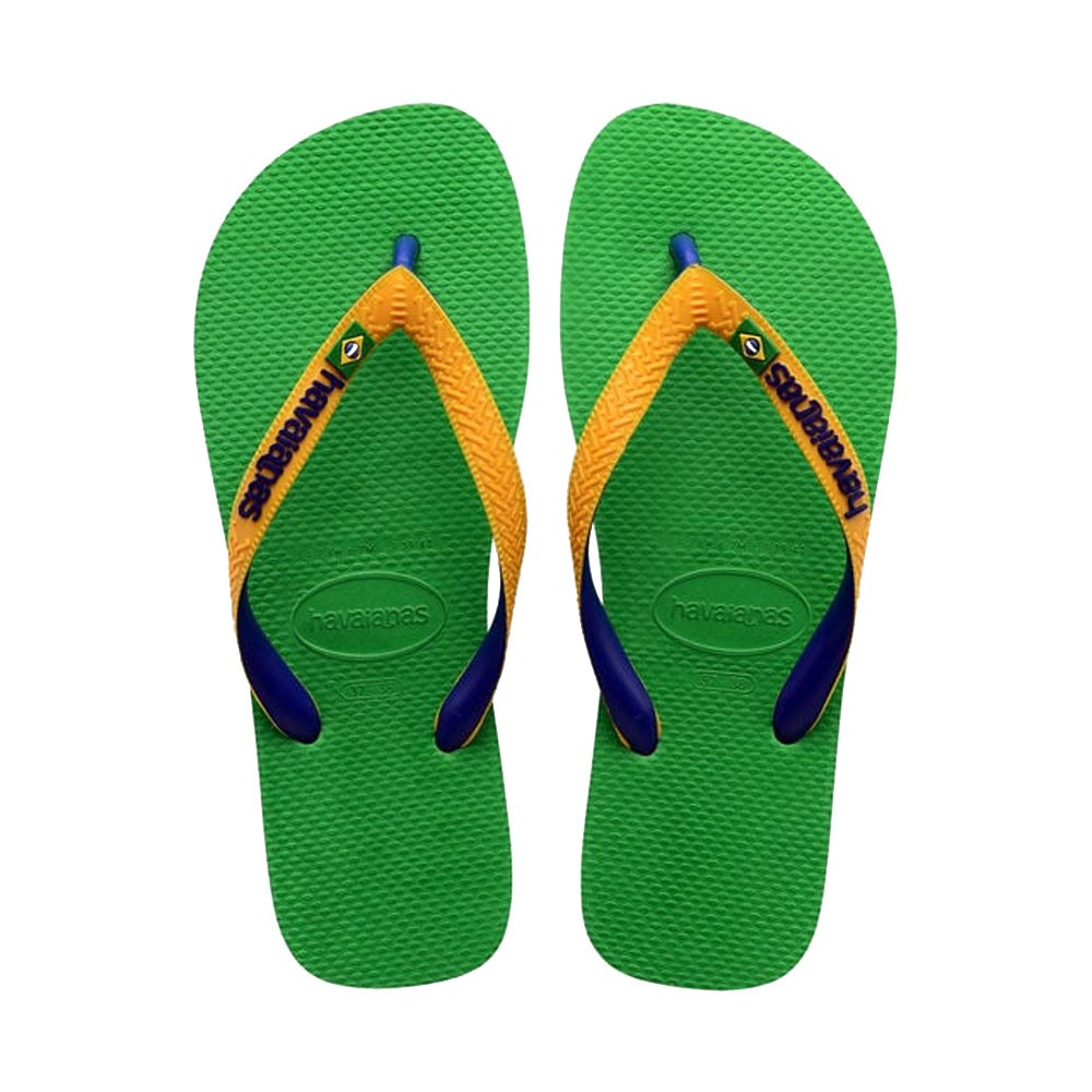 Havaianas Brasil Mix Verde - Infradito Mare Uomo BRASIL 41/42 - EUR 43/44