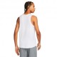 Nike Canotta Running Df Miler Bianco Reflective Argento Uomo