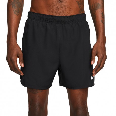 Nike Pantaloncini Running Challenger Nero Reflective Argento Uomo XL