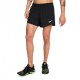 Nike Pantaloncini Running Fast 4" Nero Reflective Argento Uomo