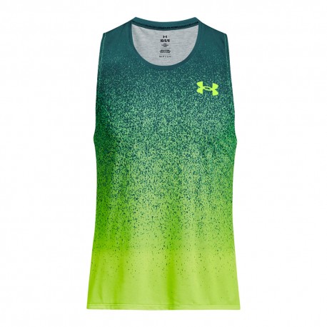 Under Armour Gilet Running Smanicato Pro Elite Verde Lime Uomo