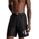 Calvin Klein Costume Boxer Logo Lato Nero 4Uomo