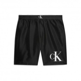 Calvin Klein Costume Boxer Logo Lato Nero 4Uomo