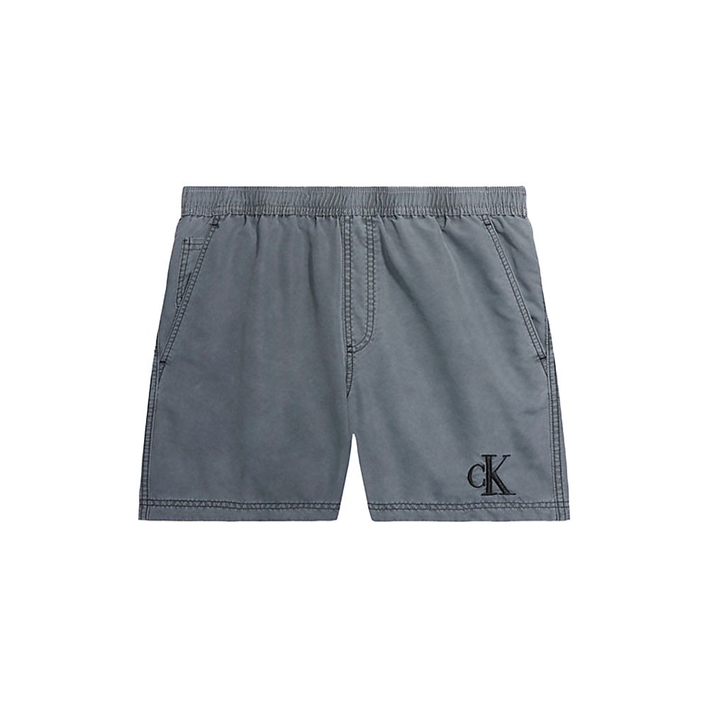 Image of Calvin Klein Costume Boxer Logo Grigio Uomo XL