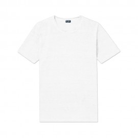 Zeybra T-Shirt Mare Lino Mm Bianco Uomo