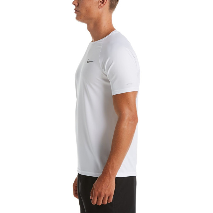 Nike T-Shirt Mare Uv Protection Bianco 4Uomo