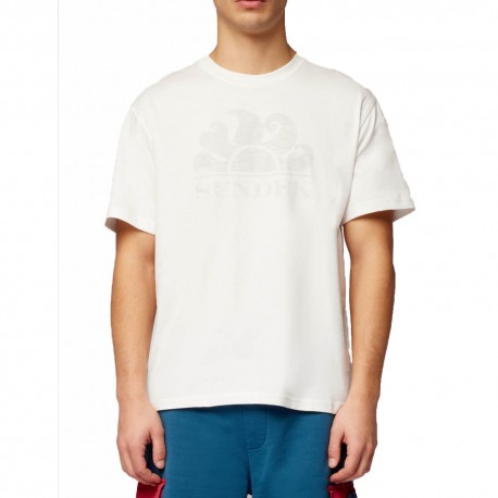 Sundek T-Shirt Mare M M Bianco Uomo