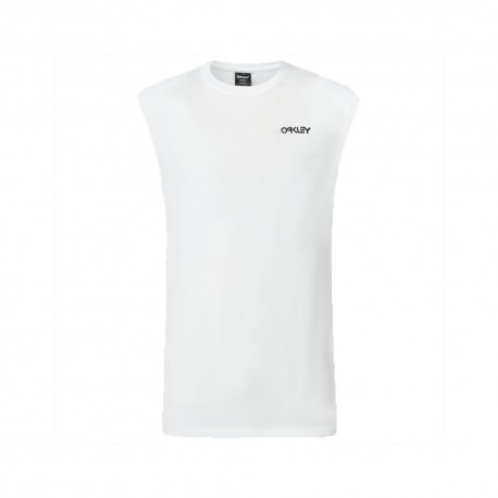 Oakley Canottiera Logo Bianco Uomo