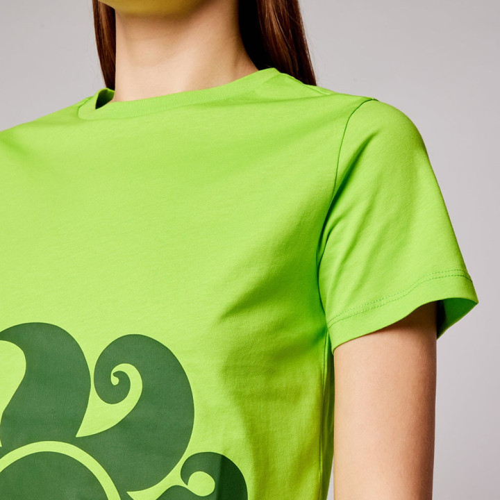 Sundek T-Shirt Mare Crop Verde 4Donna