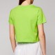 Sundek T-Shirt Mare Crop Verde Donna