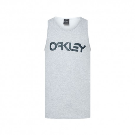 Oakley Canottiera Logo Scritta Grigio Uomo