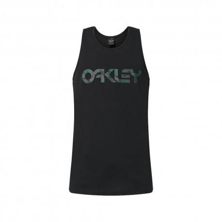 Oakley Canottiera Logo Scritta Nero Uomo