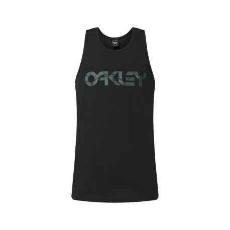 Oakley Canottiera Logo Scritta Nero Uomo