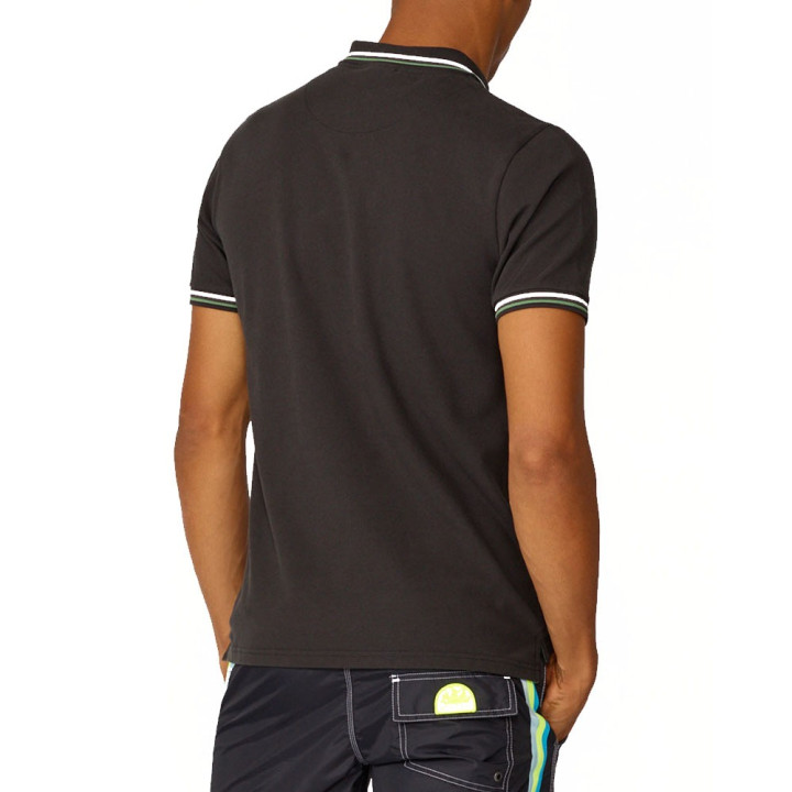 Sundek Polo Maglia Mezza Manica Collo Bordino Nero 4Uomo