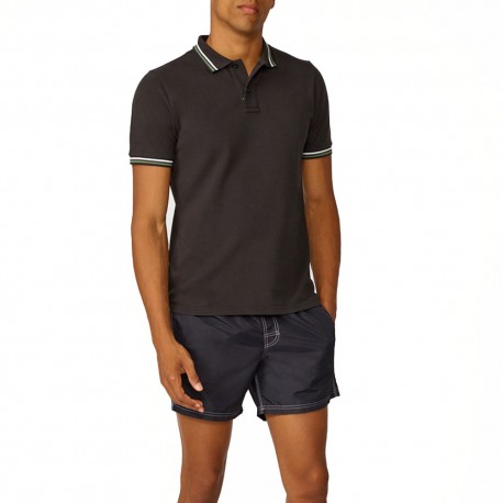 Sundek Polo Maglia Mezza Manica Collo Bordino Nero 4Uomo
