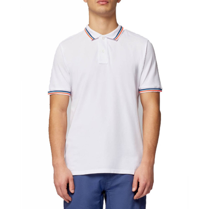 Sundek Polo Maglia Mezza Manica Collo Bordino Bianco 4Uomo