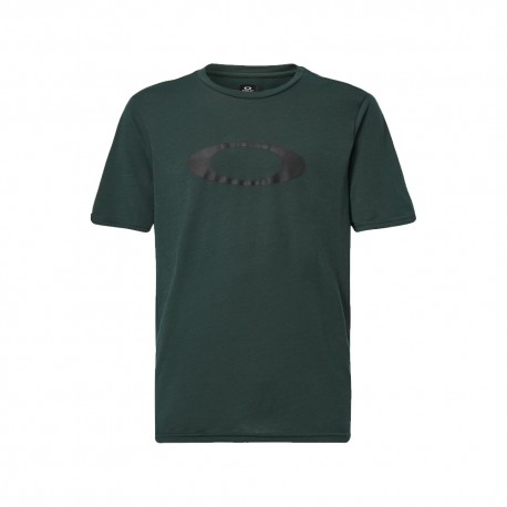 Oakley T-Shirt Mare Logo Verde Uomo