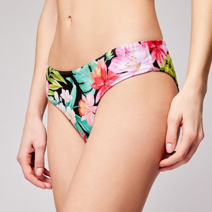 Sundek Costume Slip Fisso Fanta Nero 4Donna