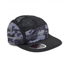 New Balance Cappello Running Stash Nero Camo