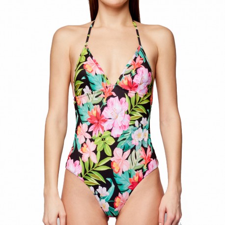 Sundek Costume Intero Fanta Nero 4Donna