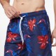 Sundek Costume Boxer 16 Fantasia Fiori Blu Uomo