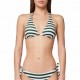 Sundek Bikini Top Righe Verde Donna