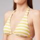 Sundek Bikini Top Righe Giallo Donna