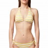 Sundek Bikini Top Righe Giallo Donna