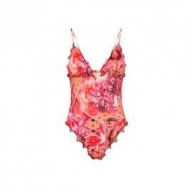 Effek Costume Intero Sbambolato Rosa Donna