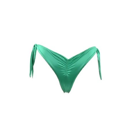 Effek Costume Slip Con Lacci Raso Verde Donna