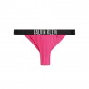 Calvin Klein Costume Slip Brasil Elastico Parlato Rosa 4Donna