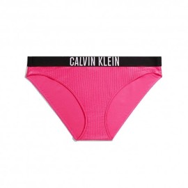 Calvin Klein Costume Slip Classic Elastico Parlato Rosa 4Donna