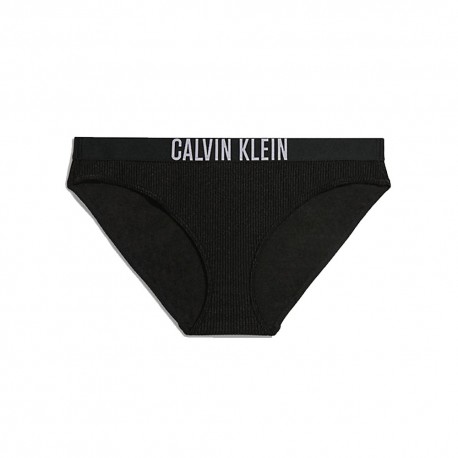 Calvin Klein Costume Slip Logo Parlato Nero 4Donna
