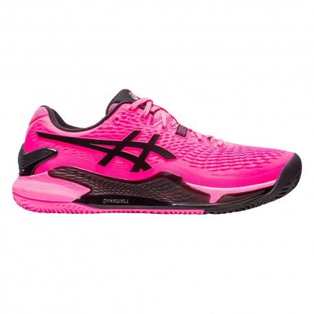 Asics Gel-Resolution 9 Clay Hot Rosa Nero - Scarpe Da Tennis Uomo