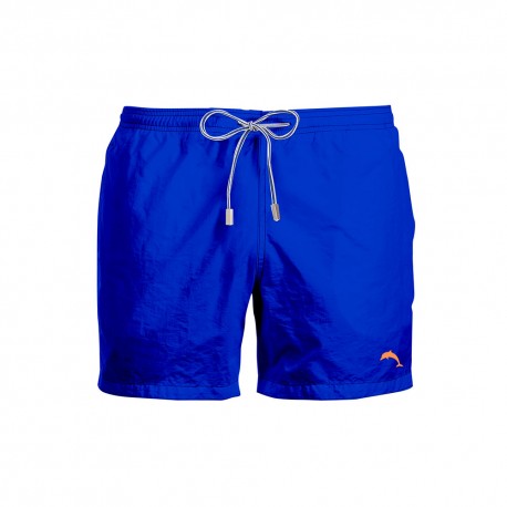 Zeybra Costume Boxer Heritage Tinta Unita Blu Uomo