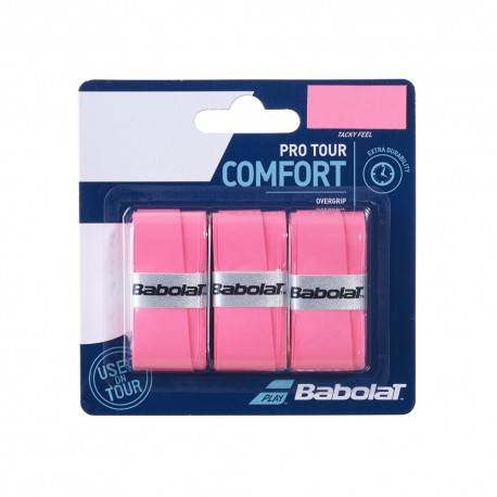 Babolat Overgrip Tennis Pro Tour Comfort Rosa Uomo