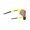 Bliz Occhiali Ciclismo Breeze Mtt Neon Yel/Brown W Purple Multi