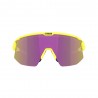 Bliz Occhiali Ciclismo Breeze Mtt Neon Yel/Brown W Purple Multi