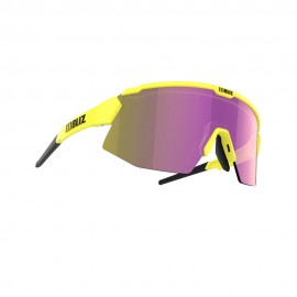 Bliz Occhiali Ciclismo Breeze Mtt Neon Yel/Brown W Purple Multi