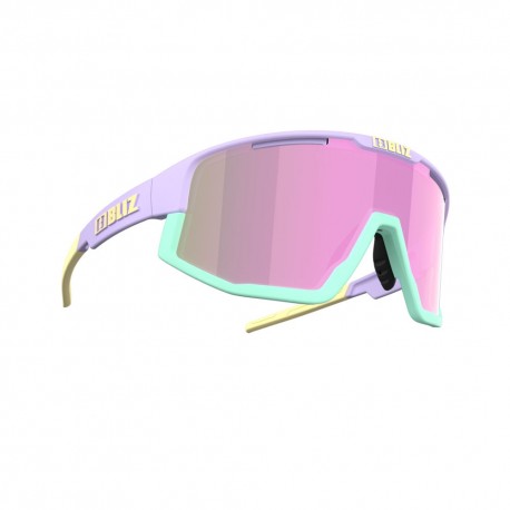 Bliz Occhiali Sportivi Fusion – Modello Opaco/Marrone/Blu – Lenti In Policarbonato, UV400, Regolabili E Leggeri