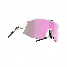 Bliz Occhiali Ciclismo Breeze Small Mtt Wht/Brown W Rose Multi