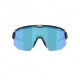 Bliz Occhiali Ciclismo Breeze Small Mtt Blk/Brown W Blue Multi