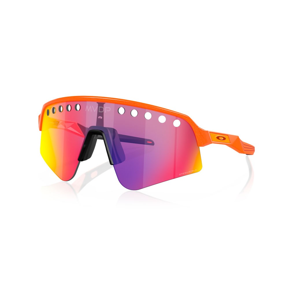 Oakley Occhiali Ciclismo Sutro Lite Sweep MVDP Orange Sparkle/Prizm Road TU