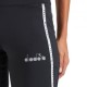 Diadora Pantaloncini Running Leggings Running Be One Nero Donna