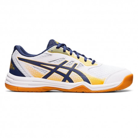 Asics Upcourt 5 Bianco Blu - Scarpe Pallavolo Uomo