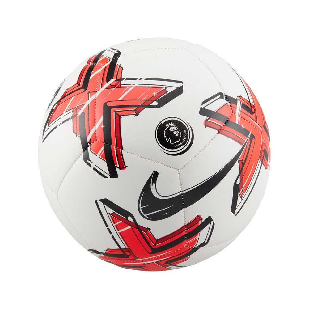 Nike Pallone Da Calcio Premier League Pitch Bianco Rosso 5