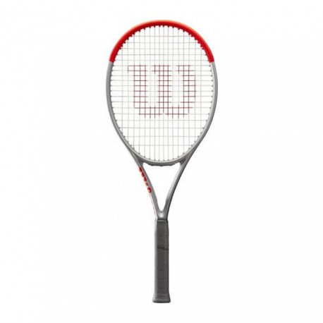 Wilson Clash 100L Argento Argento Rosso - Racchetta Tennis Uomo