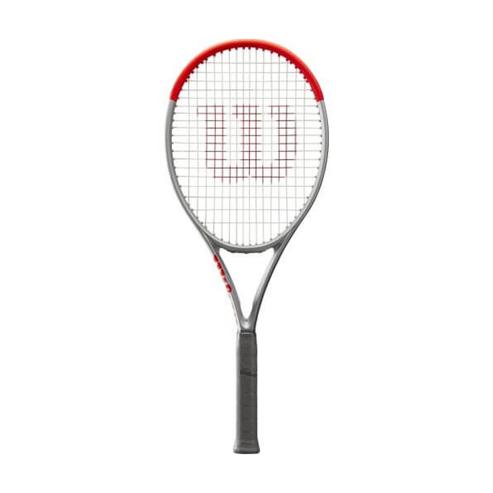 Wilson Clash 100L Argento Argento Rosso - Racchetta Tennis Uomo L1