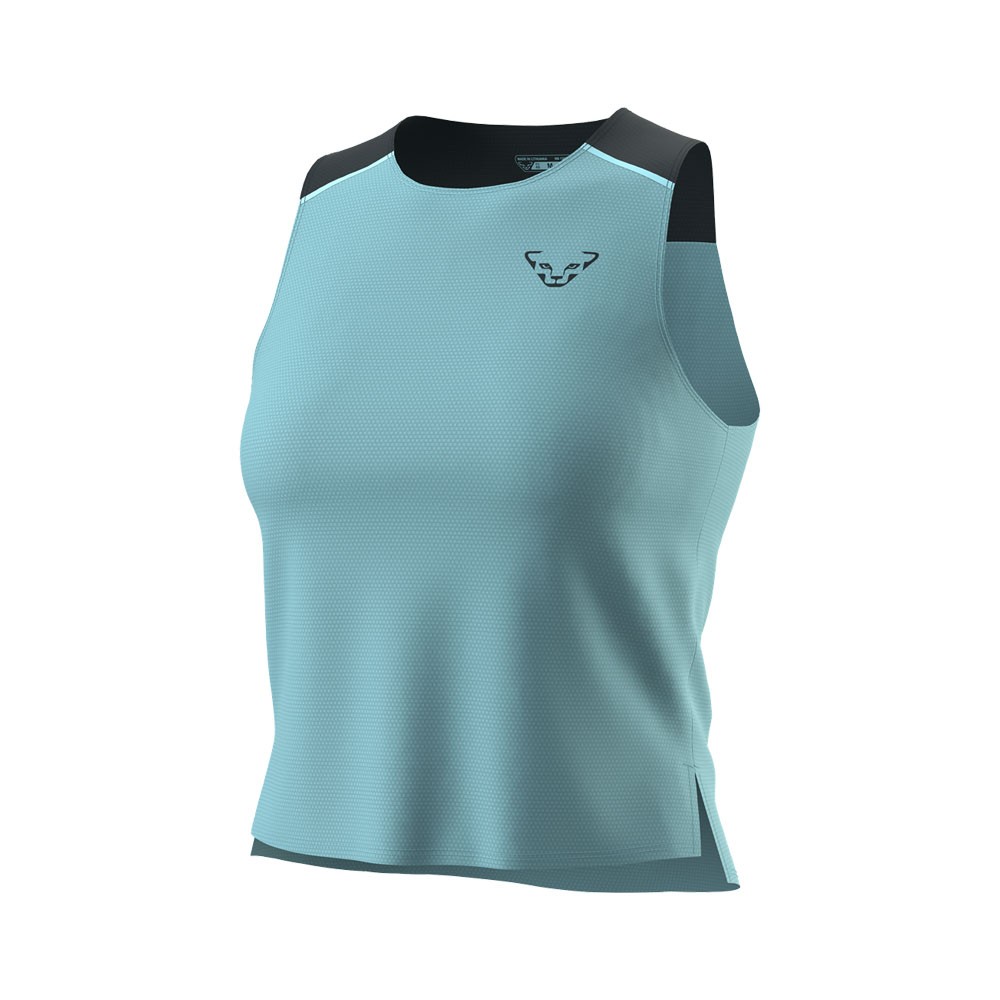 Dynafit Canotta Trail Running Sky Marine Blu Logo Donna XS