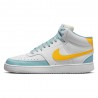 Nike Court Vision Mid Next Nature Bianco Giallo - Sneakers Uomo